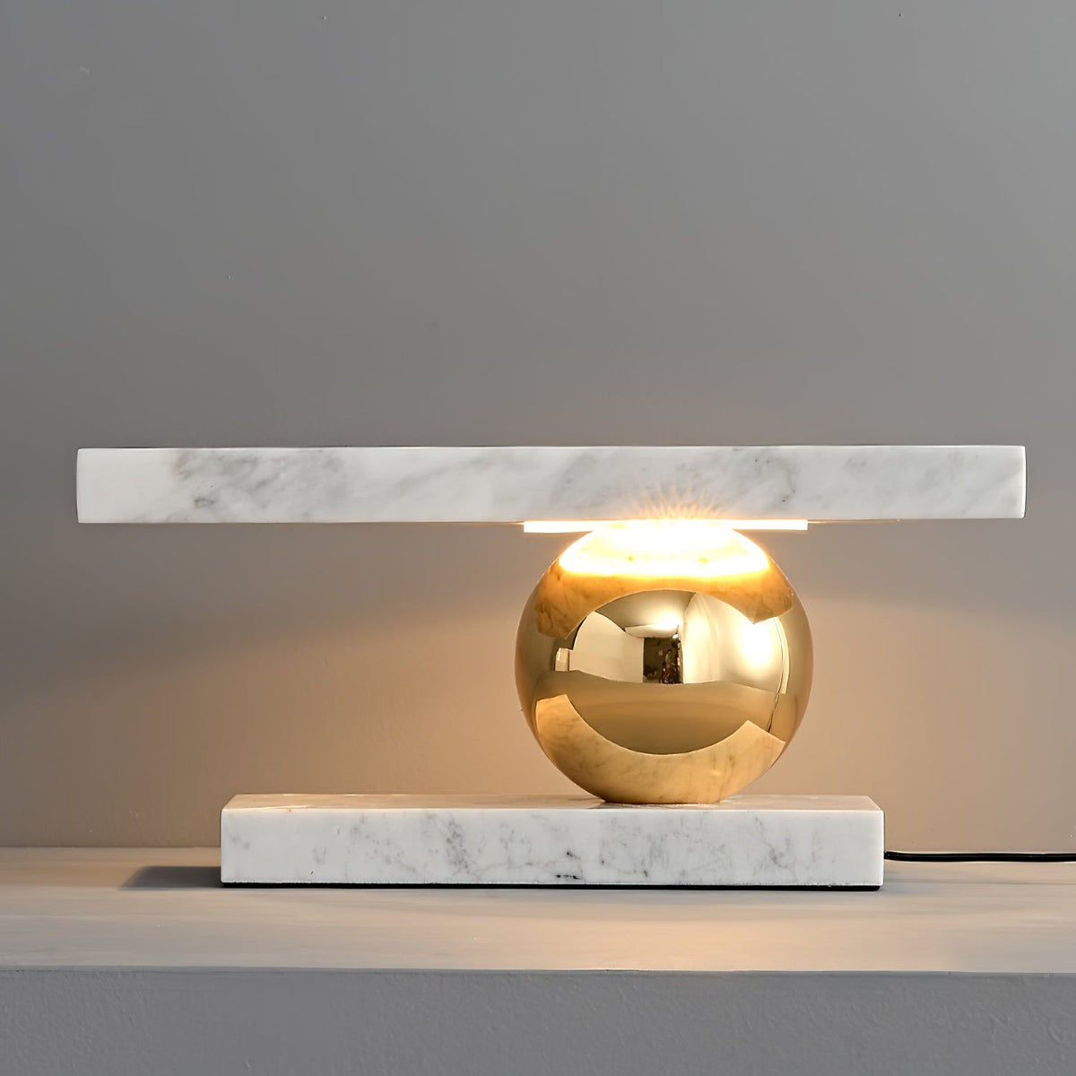 Levoro Stone Table Lamp