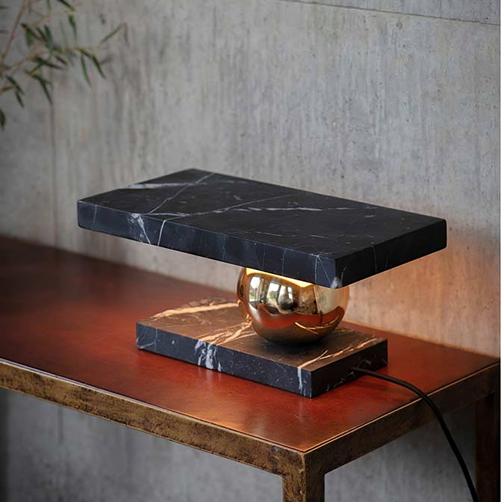 Levoro Stone Table Lamp