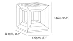 Light Cube Outdoor Post Light