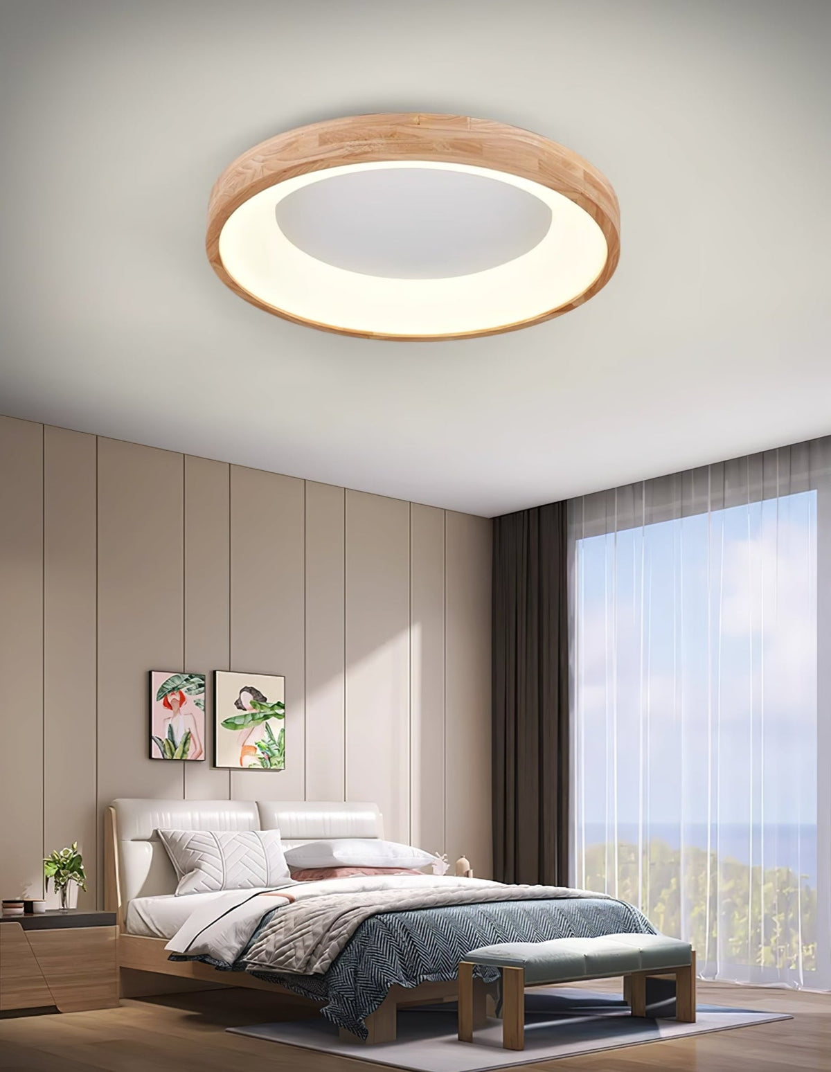 Ligna Square Ceiling Light