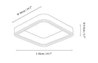 Ligna Square Ceiling Light