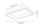 Ligna Square Ceiling Light