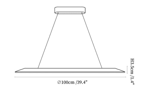 Lignis Linear Pendant Lamp