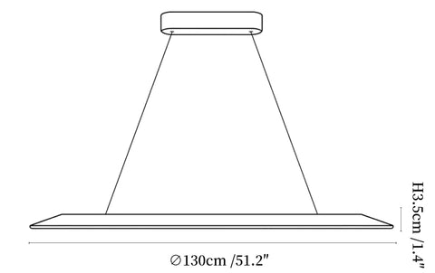 Lignis Linear Pendant Lamp