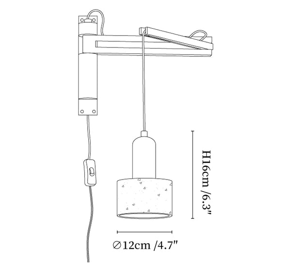 Ligno Arc Wall Lamp