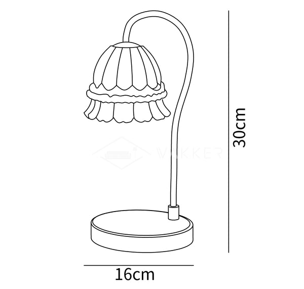 Lily Marble Warmer Table Lamp