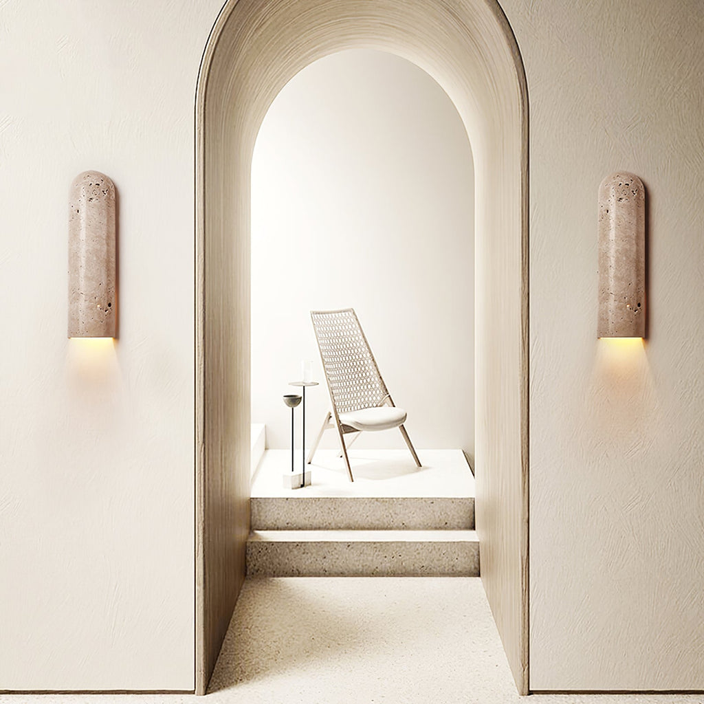 Lina Travertine Wall Light