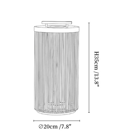 Linden Column Solar Outdoor Lamp