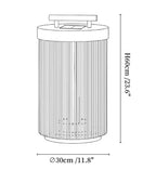 Linden Column Solar Outdoor Lamp