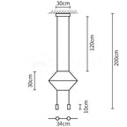 Line Art Pendant Light