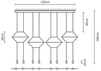 Line Art Pendant Light