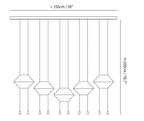 Line Art Pendant Light