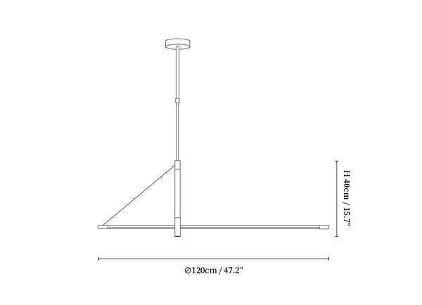 Linea Axis Pendant Light