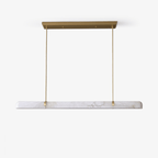Linear Alabaster Chandelier