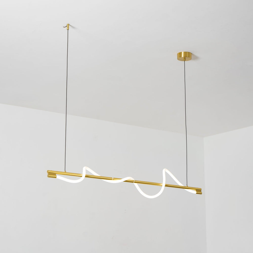 Linear Curve Island Pendant Lamp