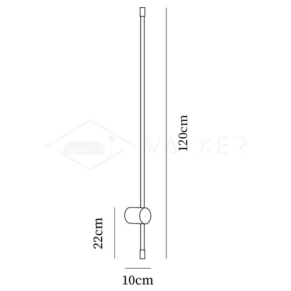 Linear LED Rechargeable Wall Light