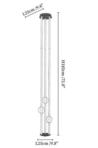 Linear Lumina Droplet Pendant Lamp