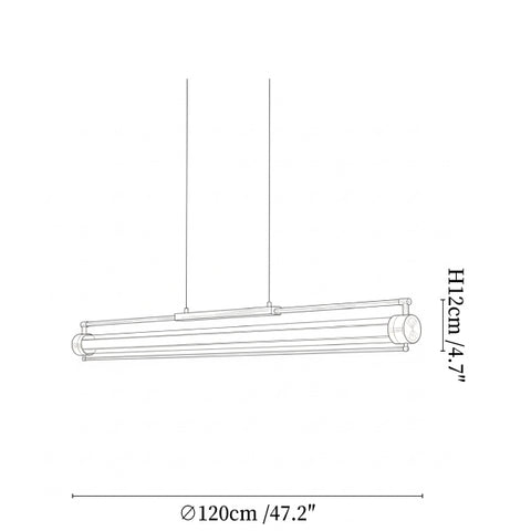 Linear Tube Linear Pendant