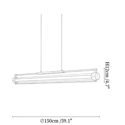Linear Tube Linear Pendant