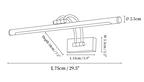 Linear Vanity Plug-in Wall Light
