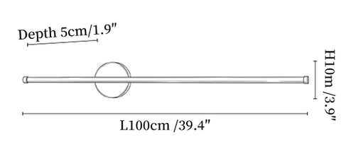 Linear Rechargeable Wall Lamp