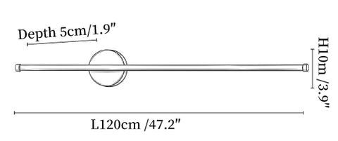 Linear Rechargeable Wall Lamp