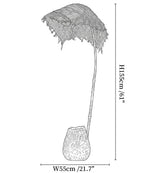 Linen Canopy Floor Lamp