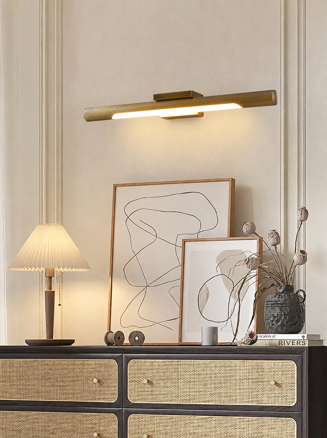 Liora Brass Wall Light