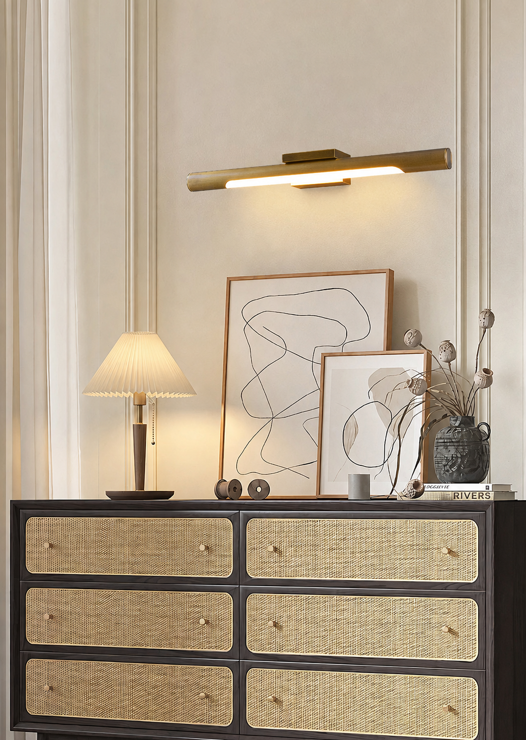 Liora Brass Wall Light