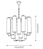 Liora Glass Chandelier