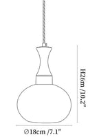 Liora Glass Pendant Light