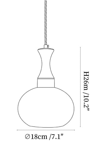 Liora Glass Pendant Light