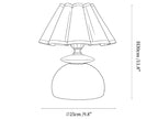 Liora Pleated Table Lamp