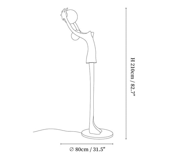 Liora Sculpture Floor Lamp