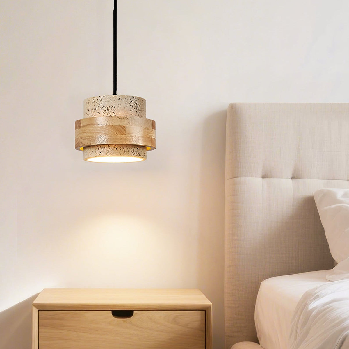 Liora Travertine Pendant Light