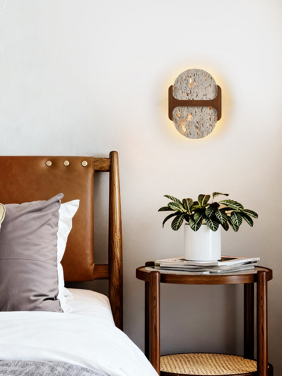 Liora Travertine Wall Light