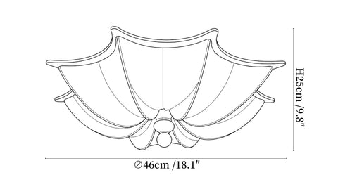 Liorin Fabric Ceiling Light