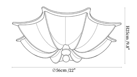 Liorin Fabric Ceiling Light