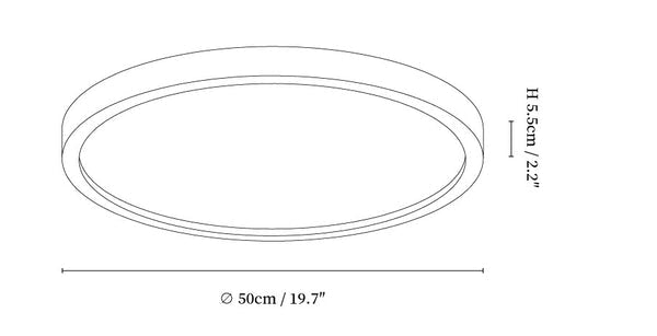 Lira Rectangular Ceiling Light