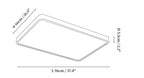 Lira Rectangular Ceiling Light