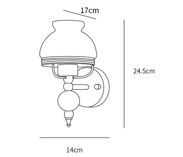 Loa Glass Wall Lamp