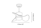 Loft Blade Cage Ceiling Fan Light