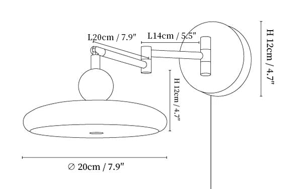 Lola Plug-in Wall Lamp
