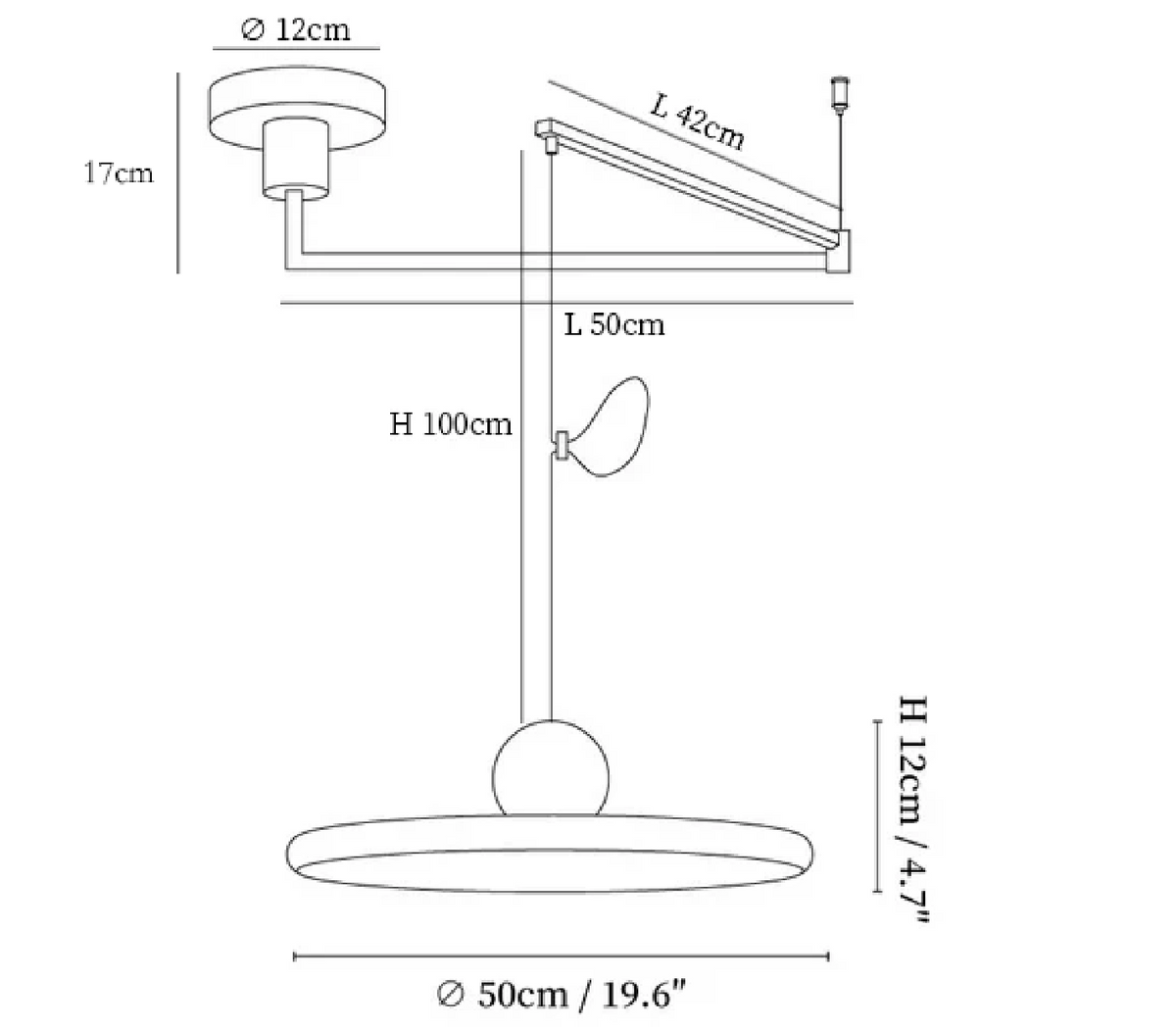 Lola Swing  Pendant Lamp