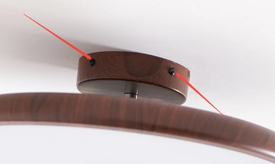 Lola Wood Grain Adjustable Ceiling Lamp