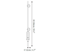 Long Arc Glass Wall Lamp