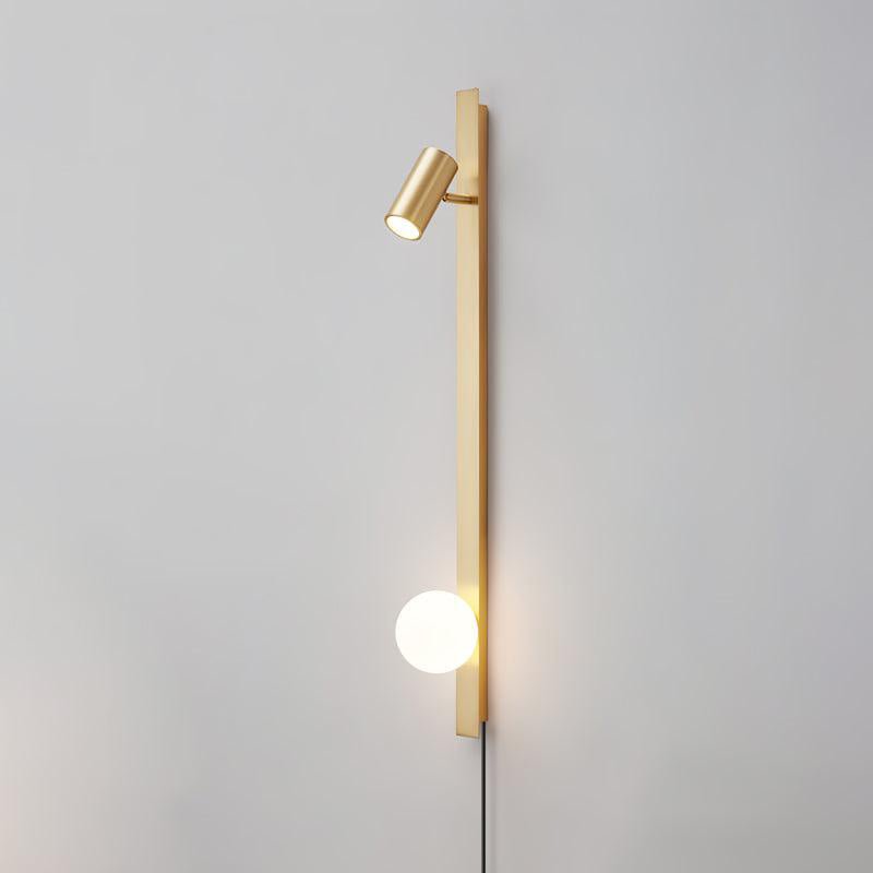 Long Arm Plug - in Wall Light