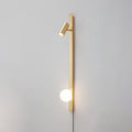 Long Arm Plug - in Wall Light