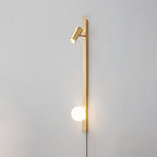 Long Arm Plug - in Wall Light