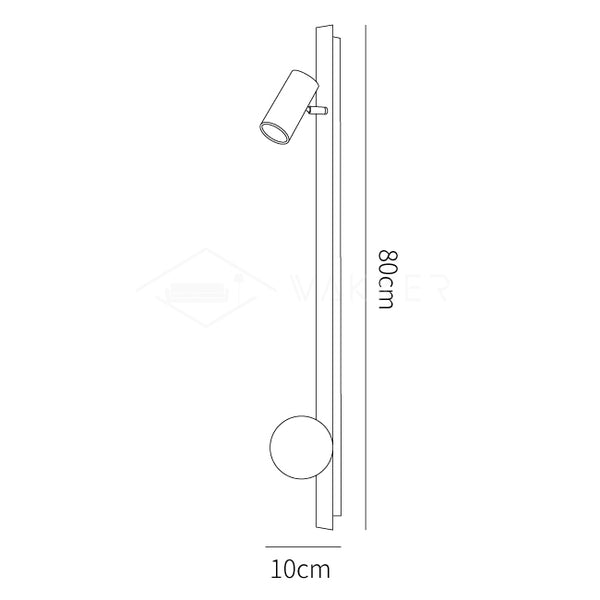 Long Arm Plug-in Wall Light